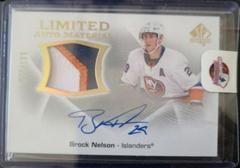 Brock Nelson #LAM-BN Hockey Cards 2021 SP Authentic Limited Auto Material Prices