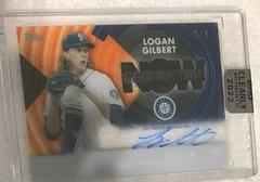 Logan Gilbert [Orange] Baseball Cards 2022 Topps Clearly Authentic Generation Now Autographs Prices