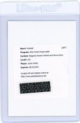 Justin Fields [Helmet, Patch Autograph Glove] Football Cards 2021 Panini Impeccable Prices