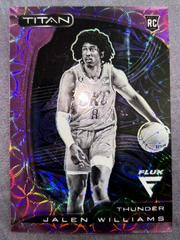 Jalen Williams [Purple Scope] #19 Basketball Cards 2022 Panini Flux Titan Prices
