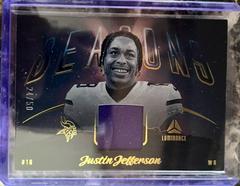 Justin Jefferson [Gold] #B-16 Football Cards 2023 Panini Luminance Beacons Prices
