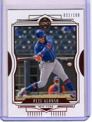 Pete Alonso [Red] #18 Baseball Cards 2021 Panini Chronicles Legacy Prices