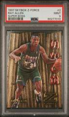 Ray Allen [Super Boss] Basketball Cards 1997 Skybox Z Force Boss Prices