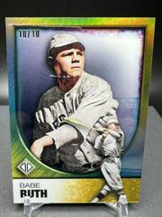 Babe Ruth [Gold Refractor] #29 Baseball Cards 2023 Topps Transcendent Prices