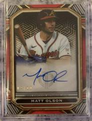 Matt Olson [Red] #IPA-MO Baseball Cards 2023 Topps Tribute Iconic Perspectives Autographs Prices