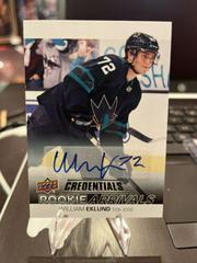 William Eklund [Autograph] Hockey Cards 2021 Upper Deck Credentials Rookie Arrivals Prices