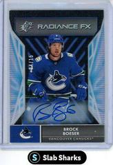Brock Boeser [Autograph] #RFX-37 Hockey Cards 2021 SPx Radiance FX Prices