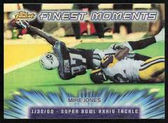 Mike Jones LB Football Cards 2000 Topps Finest Moments Prices