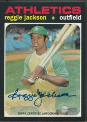 Reggie Jackson #RJ Baseball Cards 2020 Topps Heritage Real One Autographs Prices