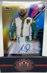 Angelo Dawkins [Gold] Wrestling Cards 2021 Topps Finest WWE Roster Autographs Prices