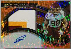 Chase Young [Tie-Dye Prizm] Football Cards 2020 Panini Select Jumbo Rookie Signatures Swatch Prices