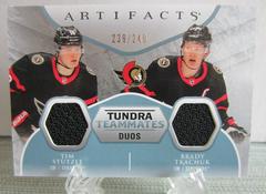 Tim Stutzle, Brady Tkachuk Hockey Cards 2023 Upper Deck Artifacts Tundra Teammates Duos Prices