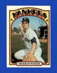 Thurman Munson #441 Baseball Cards 1972 Topps Prices