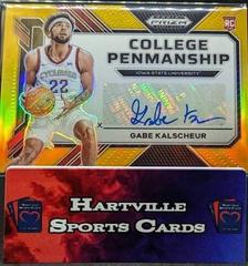 Gabe Kalscheur [Gold] #CP-GBK Basketball Cards 2023 Panini Prizm Draft Picks College Penmanship Autographs Prices