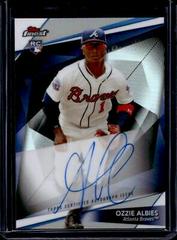 Ozzie Albies [Red Wave Refractor] Baseball Cards 2018 Topps Finest Firsts Autographs Prices