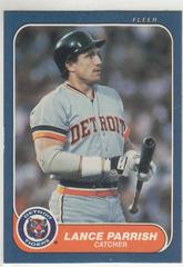 Lance Parrish #234 Baseball Cards 1986 Fleer Prices