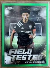 Kevin Paredes [Green] #FT-15 Soccer Cards 2022 Topps Chrome MLS Field Tested Prices