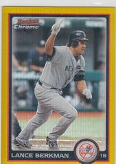 Lance Berkman [Gold Refractor] Baseball Cards 2010 Bowman Chrome Prices