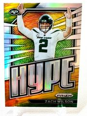 Zach Wilson [Silver] #H-2 Football Cards 2022 Panini Prizm Hype Prices