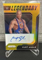 Kurt Angle [Gold Prizm] Wrestling Cards 2022 Panini Prizm WWE Legendary Signatures Prices
