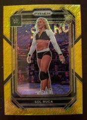 Sol Ruca [Gold Shimmer] #105 Wrestling Cards 2023 Panini Prizm WWE Prices