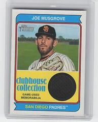 Joe Musgrove #CCR-JM Baseball Cards 2023 Topps Heritage Clubhouse Collection Relics High Number Prices