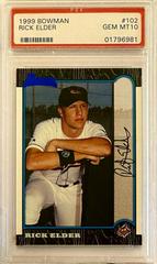 Rick Elder Baseball Cards 1999 Bowman Prices