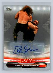 Braun Strowman [Autograph Silver] Wrestling Cards 2019 Topps WWE RAW Prices