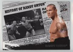 Randy Orton Wrestling Cards 2010 Topps WWE History Of Prices