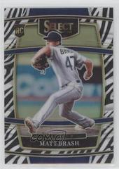 Matt Brash [Zebra Prizm] Baseball Cards 2022 Panini Select Prices