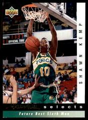 Shawn Kemp #JW16 Basketball Cards 1992 Upper Deck Jerry West Selects Prices