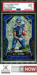 A.J. Brown [Blue Shimmer] Football Cards 2019 Panini Prizm Prices