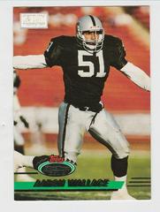 Aaron Wallace [First Day Issue] #92 Football Cards 1993 Stadium Club Prices