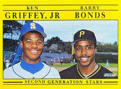 Ken Griffey Jr, Barry Bonds #710 Baseball Cards 1991 Fleer Prices