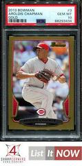 Aroldis Chapman [Gold] #3 Baseball Cards 2013 Bowman Prices