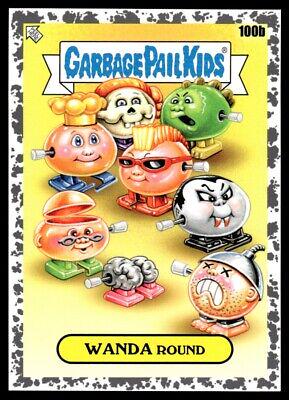 Wanda Round [Gray] #100b Garbage Pail Kids at Play