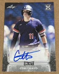 Coby Mayo [Hobby] #BA-CM3 Baseball Cards 2020 Leaf Draft Autographs Prices