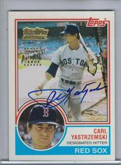 Carl Yastrzemski #TT8F Baseball Cards 2001 Topps Team Legends Autograph Prices