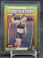 Zhang Weili [Gold] #15 Ufc Cards 2023 Panini Donruss Optic UFC Dominators Prices