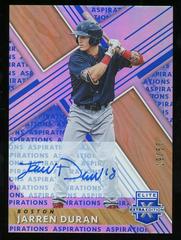Jarren Duran [Autograph Aspirations Blue] Baseball Cards 2019 Panini Elite Extra Edition Prices