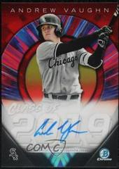 Andrew Vaughn [Red Refractors] #AV Baseball Cards 2019 Bowman Draft Class of 2019 Autographs Prices