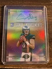 Carson Strong [Green] Football Cards 2022 Panini Illusions Rookie Endorsements Autographs Prices