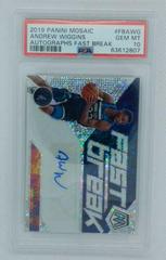 Andrew Wiggins #FB-AWG Basketball Cards 2019 Panini Mosaic Autographs Fast Break Prices