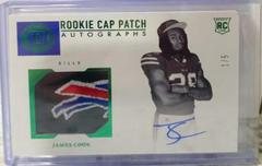 James Cook [Cap Patch Autograph Emerald] #136 Football Cards 2022 Panini Encased Prices