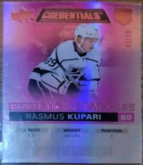 Rasmus Kupari [Pink] #116 Hockey Cards 2021 Upper Deck Credentials Prices