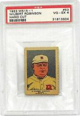 Wilbert Robinson [Hand Cut] Baseball Cards 1923 W515 1 Prices