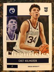 Chet Holmgren [Blue] #1 Basketball Cards 2022 Panini Chronicles Draft Picks Prices