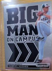 Gabriel Hughes [Silver] #BMC-GH Baseball Cards 2022 Panini Prizm Draft Picks Big Man on Campus Prices