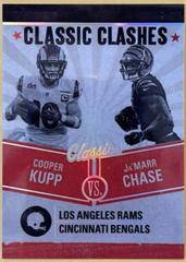 Cooper Kupp, Ja'Marr Chase #CC-11 Football Cards 2022 Panini Classics Clashes Prices