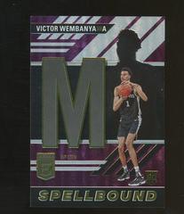 Victor Wembanyama [Purple] #9 Basketball Cards 2023 Donruss Elite Spellbound Prices